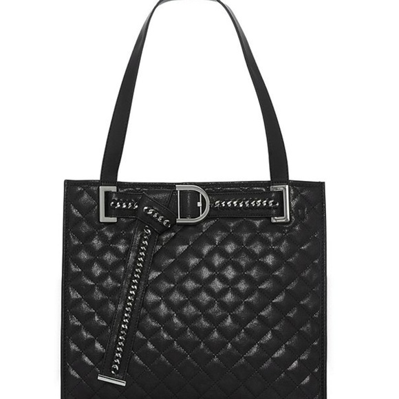 NWT CALVIN KLEIN NOVELTY BELT QUILTED TOTE $168.00 - Picture 3 of 8